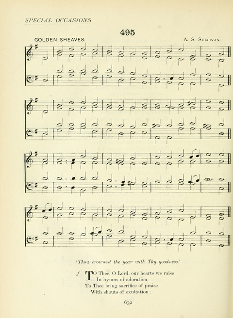 The Church Hymnary page 632