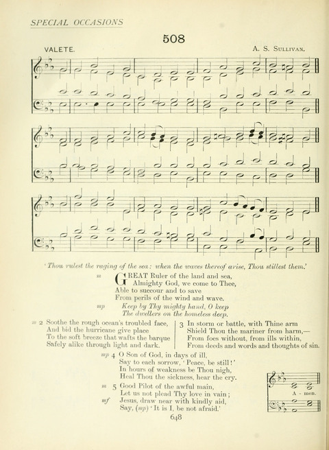 The Church Hymnary page 648