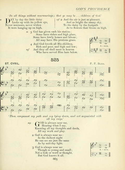 The Church Hymnary page 665