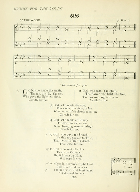 The Church Hymnary page 666