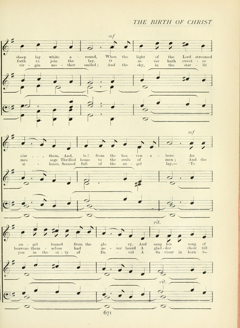 The Church Hymnary page 671