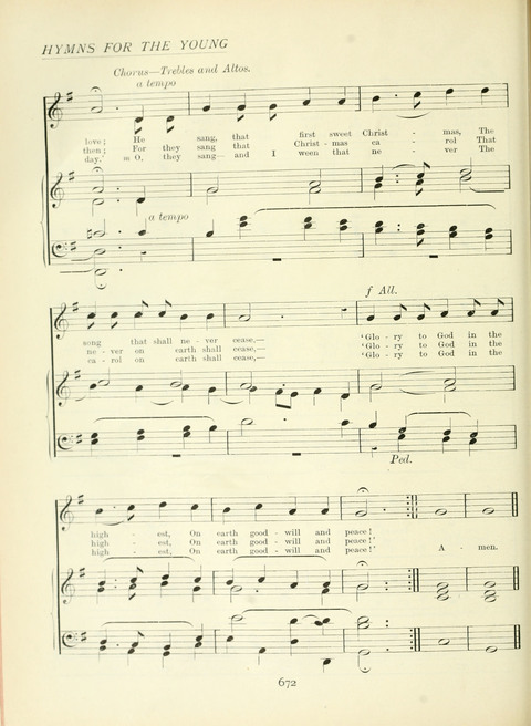 The Church Hymnary page 672