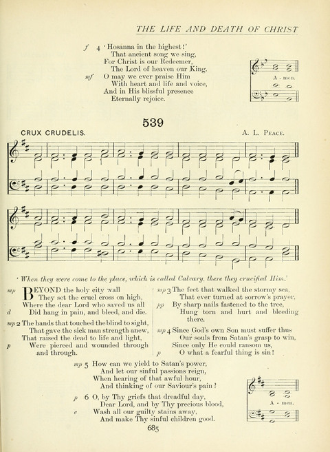 The Church Hymnary page 685