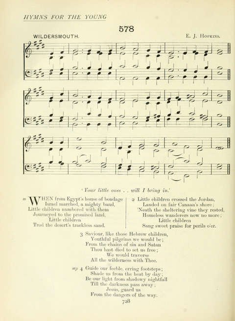 The Church Hymnary page 728