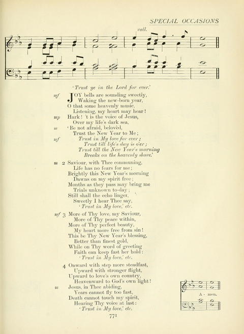 The Church Hymnary page 771