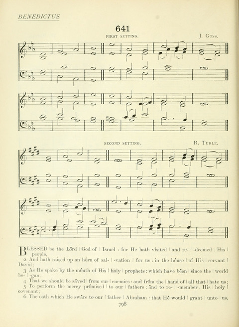 The Church Hymnary page 798