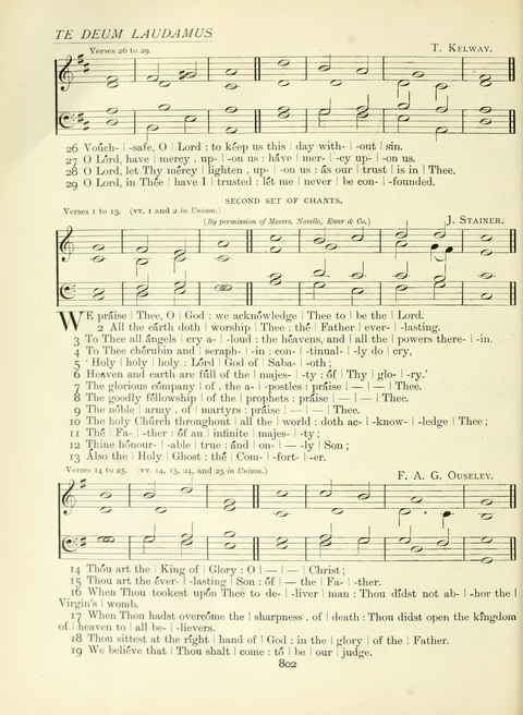 The Church Hymnary page 802