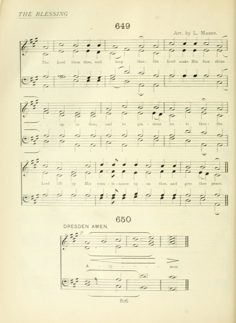 The Church Hymnary page 816