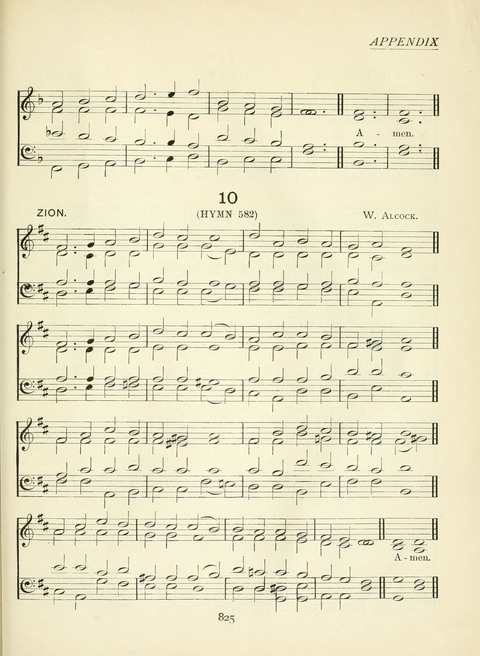 The Church Hymnary page 825