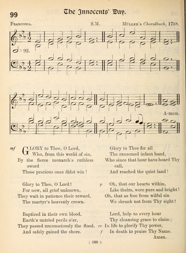 Church Hymns: with tunes (New ed.) page 160