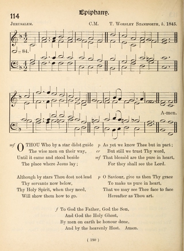 Church Hymns: with tunes (New ed.) page 180