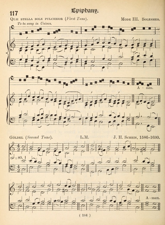 Church Hymns: with tunes (New ed.) page 184