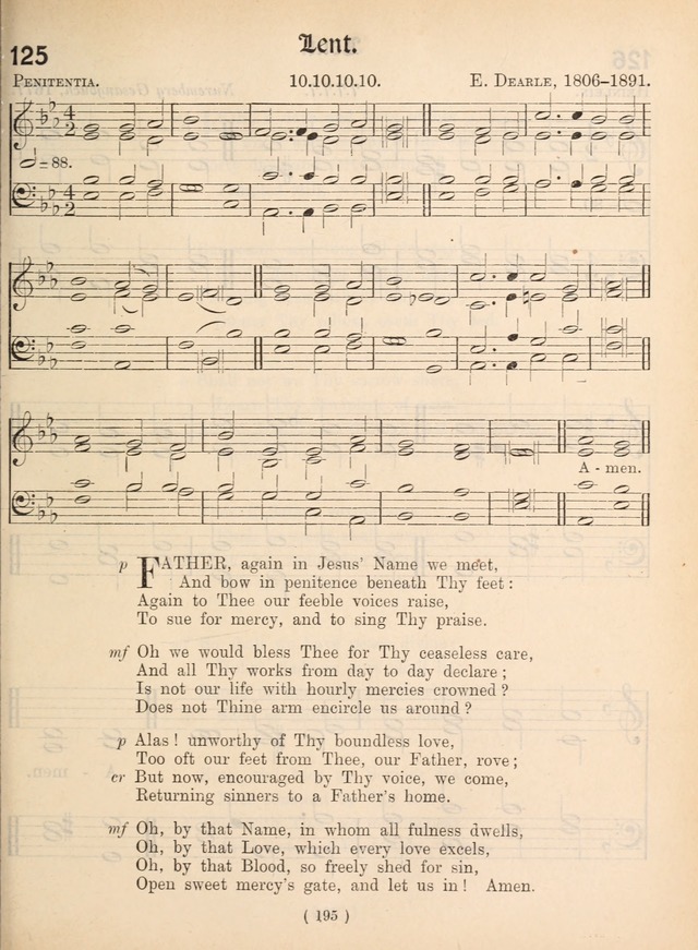 Church Hymns: with tunes (New ed.) page 195