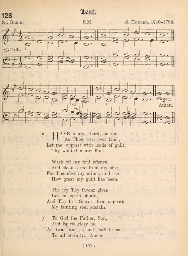 Church Hymns: with tunes (New ed.) page 199