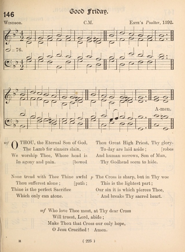 Church Hymns: with tunes (New ed.) page 225