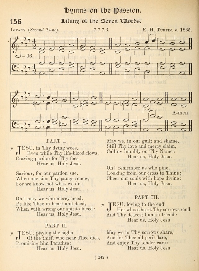 Church Hymns: with tunes (New ed.) page 242