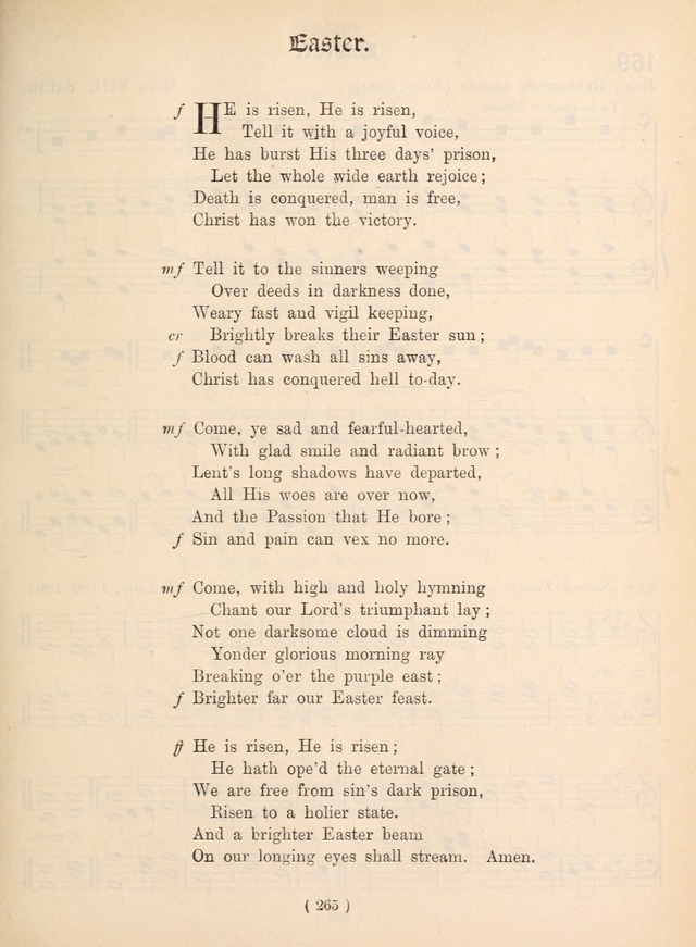 Church Hymns: with tunes (New ed.) page 265