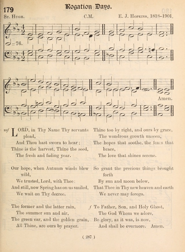 Church Hymns: with tunes (New ed.) page 287