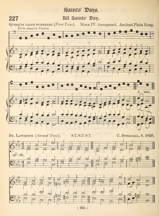 Church Hymns: with tunes (New ed.) page 366