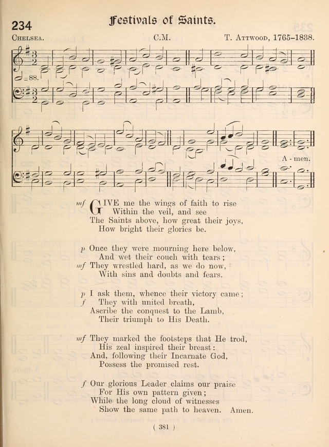 Church Hymns: with tunes (New ed.) page 381