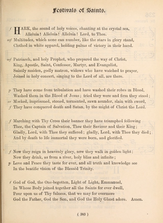 Church Hymns: with tunes (New ed.) page 383