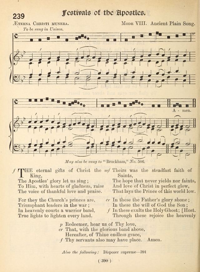 Church Hymns: with tunes (New ed.) page 390