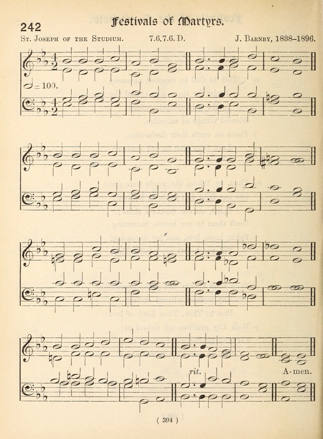 Church Hymns: with tunes (New ed.) page 394