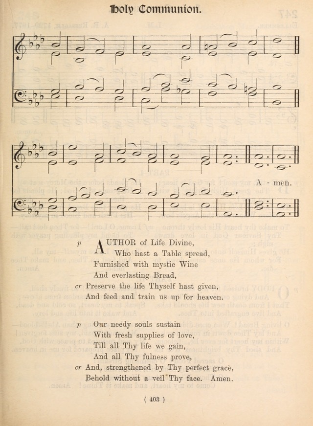 Church Hymns: with tunes (New ed.) page 403