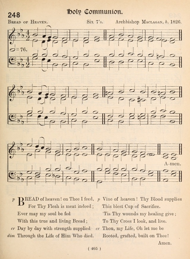 Church Hymns: with tunes (New ed.) page 405