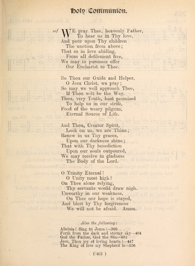 Church Hymns: with tunes (New ed.) page 431