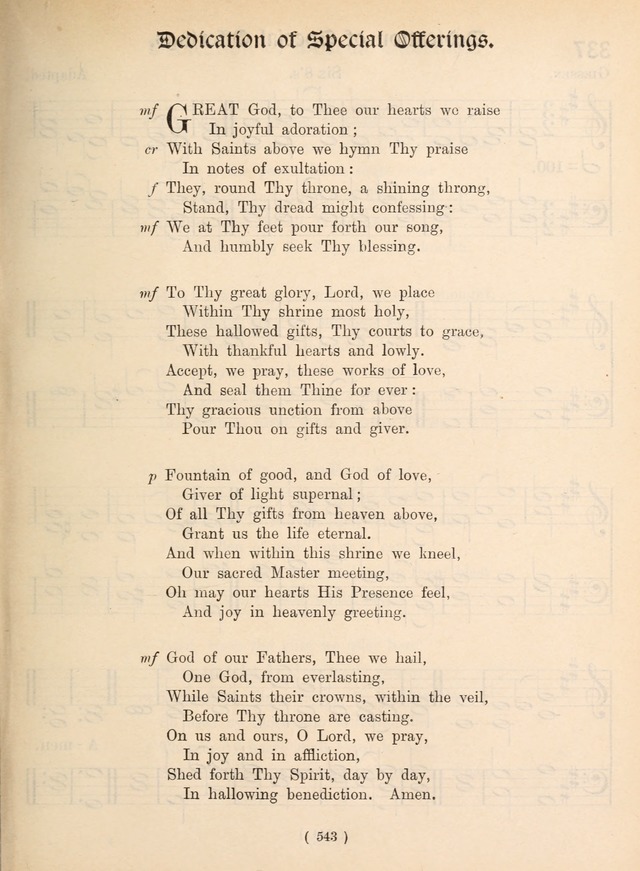 Church Hymns: with tunes (New ed.) page 543