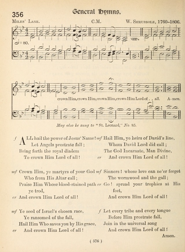 Church Hymns: with tunes (New ed.) page 576