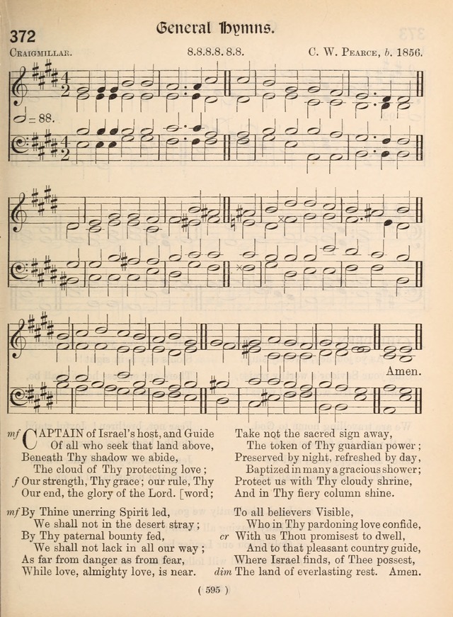 Church Hymns: with tunes (New ed.) page 595