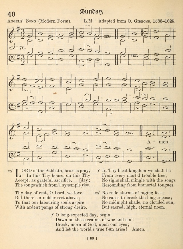 Church Hymns: with tunes (New ed.) page 60