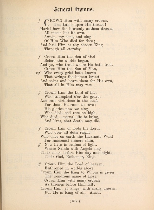 Church Hymns: with tunes (New ed.) page 617