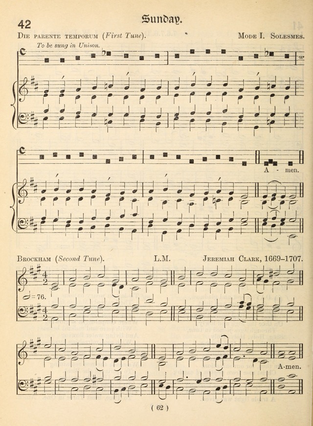 Church Hymns: with tunes (New ed.) page 62