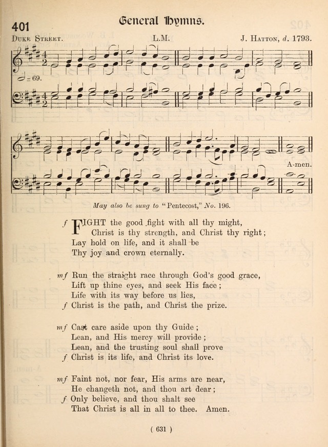 Church Hymns: with tunes (New ed.) page 631