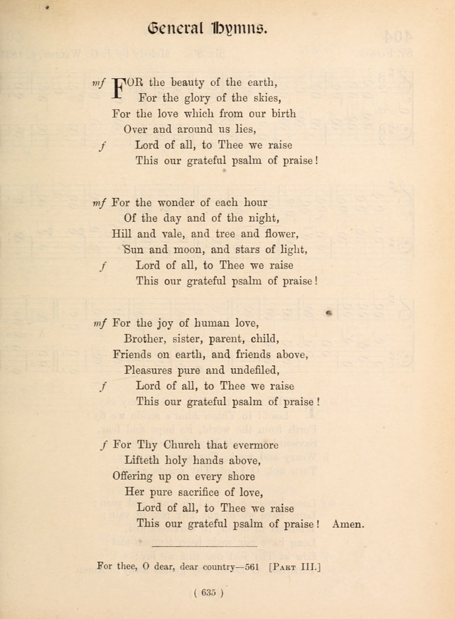 Church Hymns: with tunes (New ed.) page 635