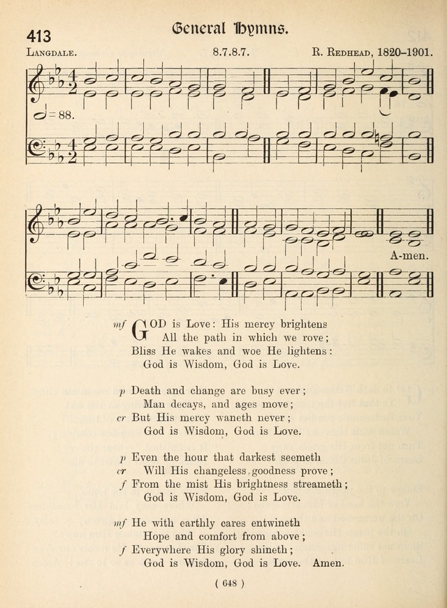 Church Hymns: with tunes (New ed.) page 648