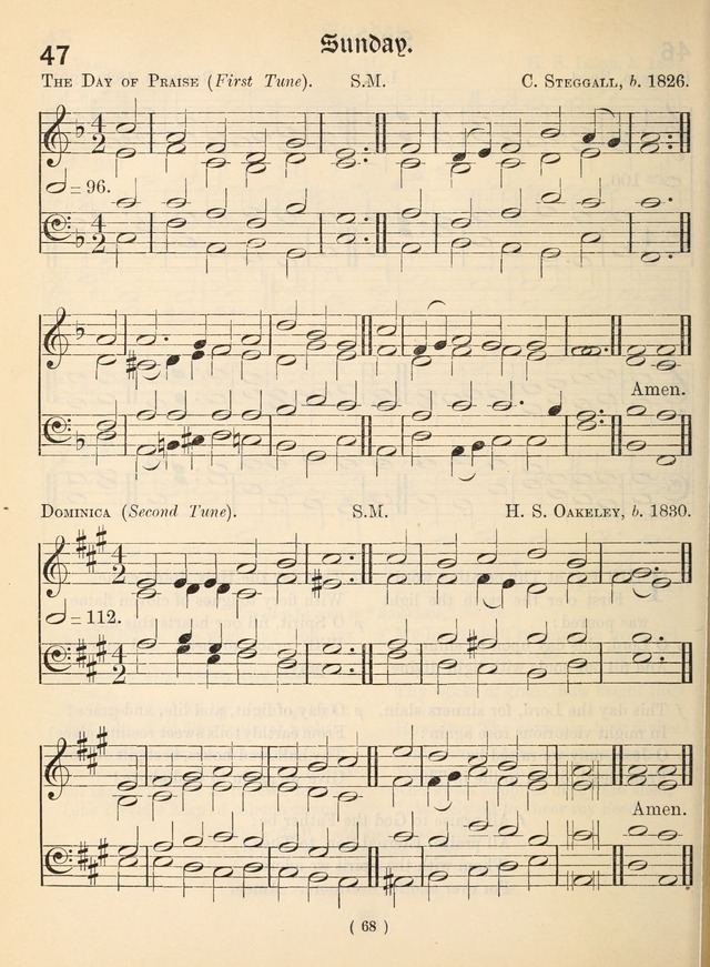 Church Hymns: with tunes (New ed.) page 68