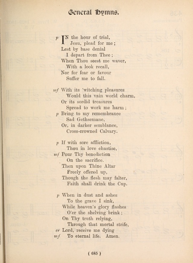 Church Hymns: with tunes (New ed.) page 685