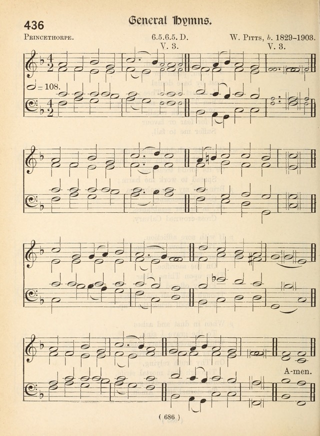 Church Hymns: with tunes (New ed.) page 686