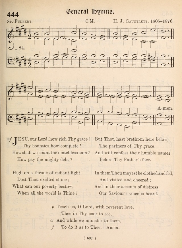 Church Hymns: with tunes (New ed.) page 697