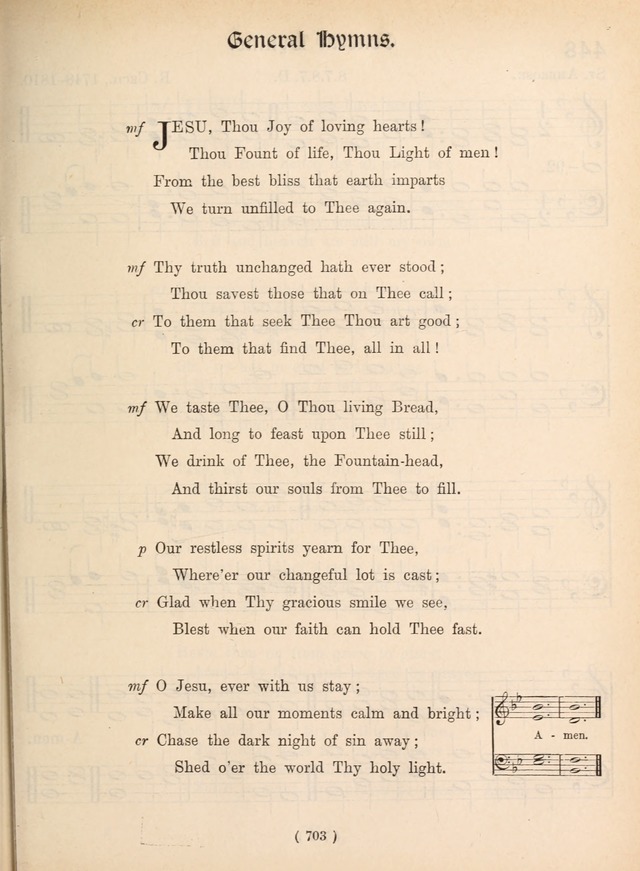 Church Hymns: with tunes (New ed.) page 703