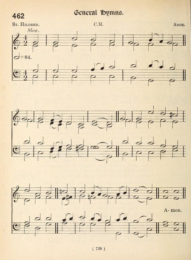 Church Hymns: with tunes (New ed.) page 728