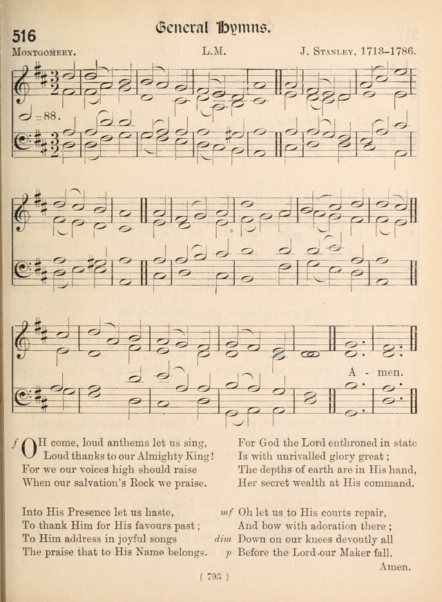 Church Hymns: with tunes (New ed.) page 793