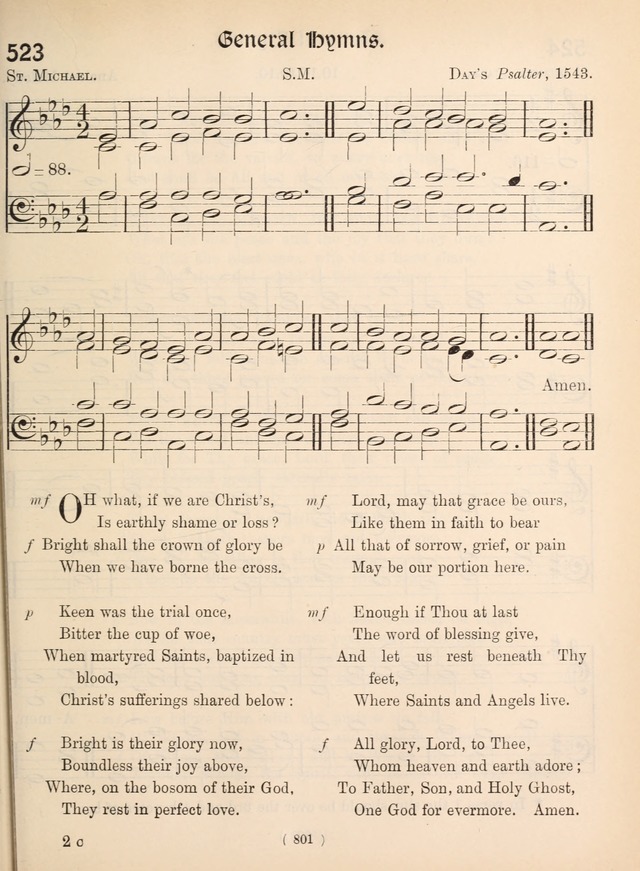 Church Hymns: with tunes (New ed.) page 801