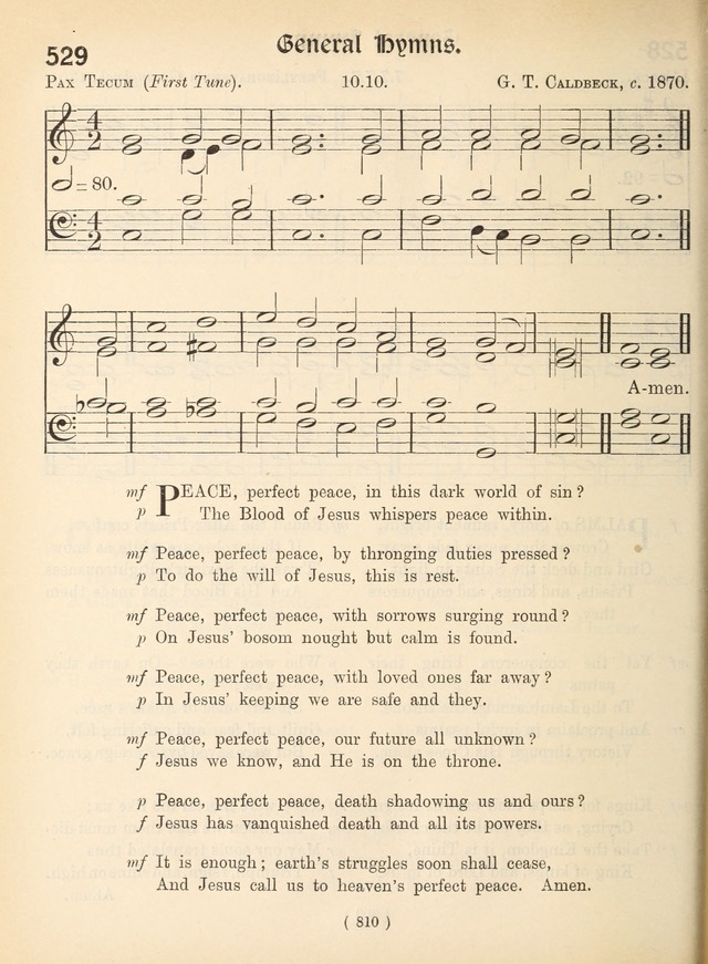 Church Hymns: with tunes (New ed.) page 810