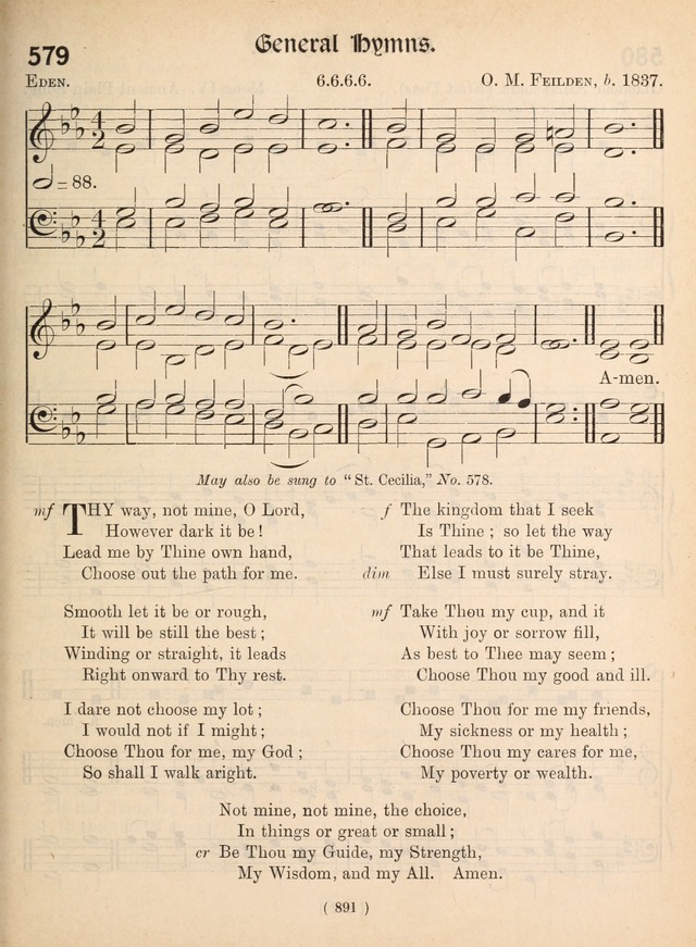 Church Hymns: with tunes (New ed.) page 891