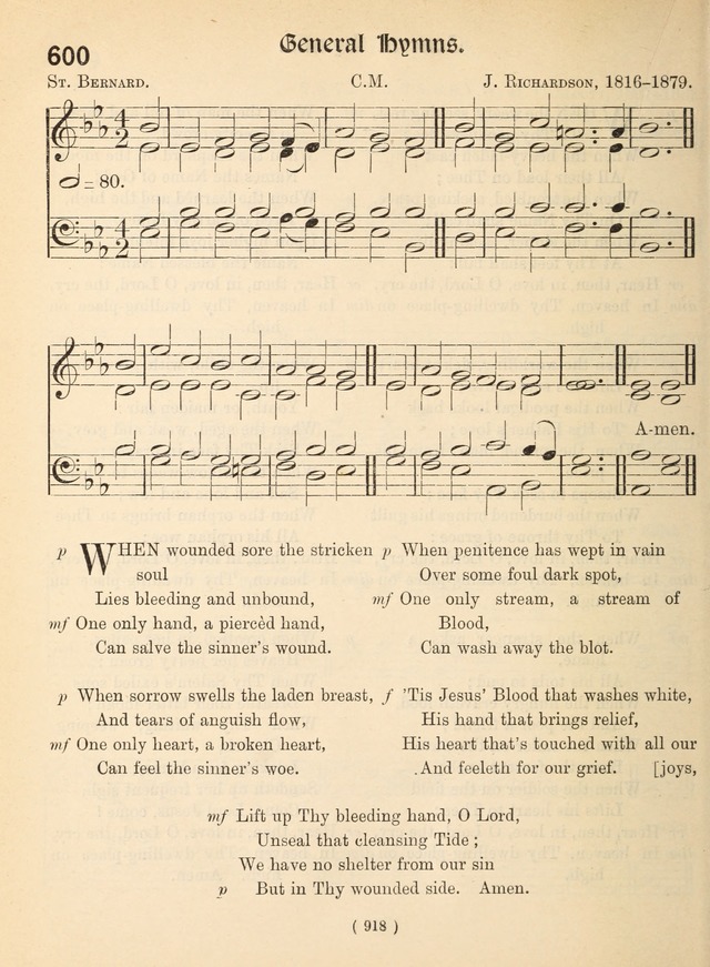 Church Hymns: with tunes (New ed.) page 918